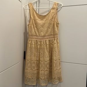 Peachy Lace Dress
